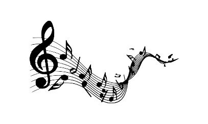 Notno črtovje z violinskim ključem