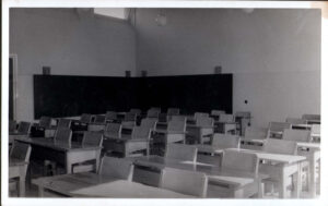 Notranjost učilnice, 1955