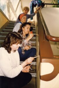 Učiteljice »pleskarke« na delu, februar 1996