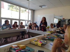 Uvodna konferenca z novo ravnateljico Kristino Radoš Janežič, avgust 2022