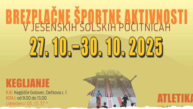 sportne-aktivnosti-jesen-2025 Brezplačne športne aktivnosti v jesenskih počitnicah 2025
