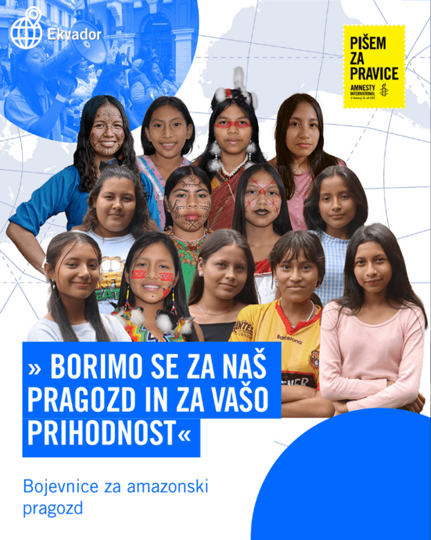 Borimo se za naš pragozd in za vašo prihodnost - bojevnice za amazonski pragozd