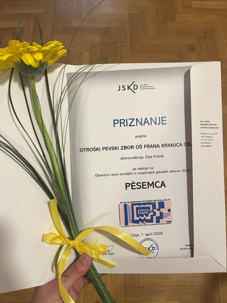 Mladinski pevski festival Celje 2026