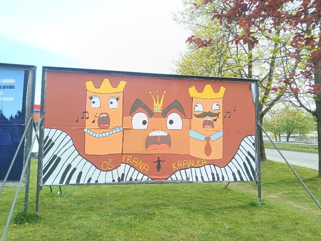 Poslikava jumbo plakata za MO Celje, 2026