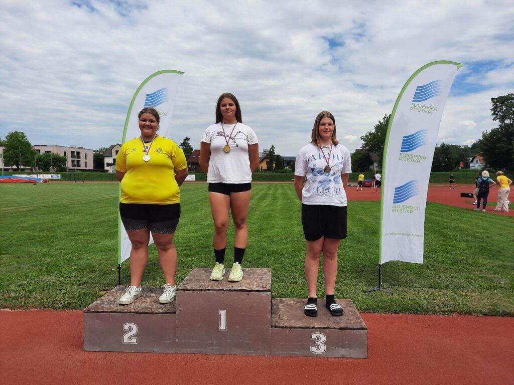Hana Bernard, državna prvakinja v suvanju krogle, 2026
