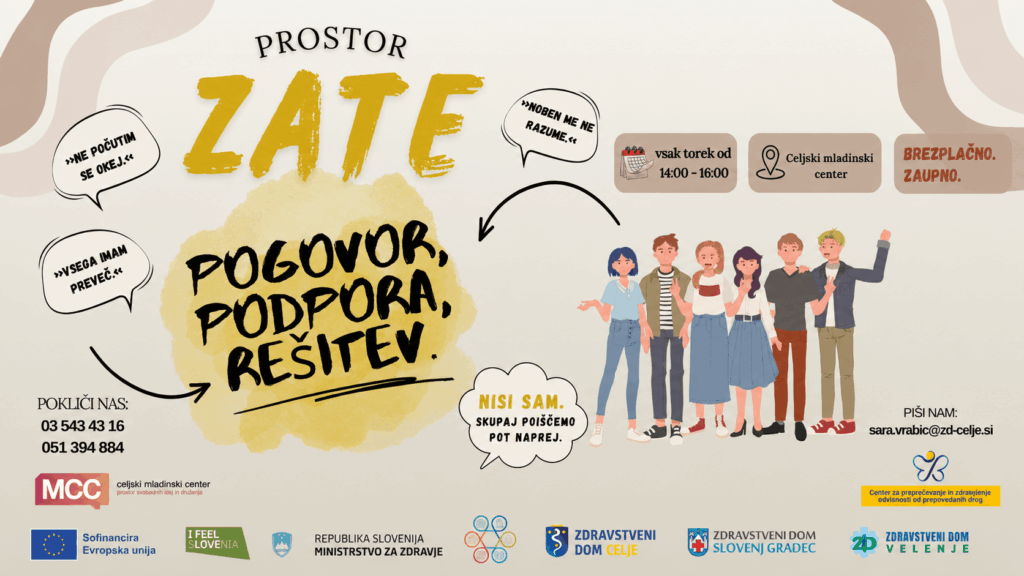 Prostor zate - Celjski mladinski center MCC