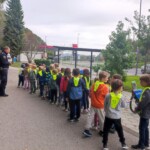 Prvošolce obiskala policista - oktober 2023