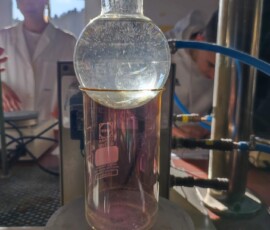 Kemijska delavnica na I. gimnaziji v Celju, november 2025