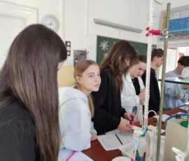Kemijska delavnica na I. gimnaziji v Celju, november 2025