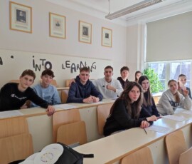 Kemijska delavnica na I. gimnaziji v Celju, november 2025