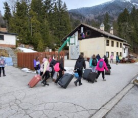 Šola v naravi, Trilobit 2026, 1. dan