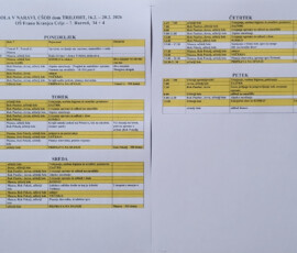 Šola v naravi, Trilobit 2026, 1. dan