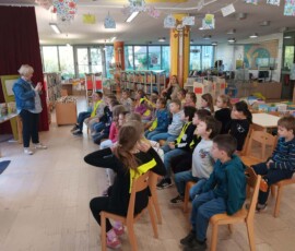 Prvošolci pri Mišku Knjižku, 2026